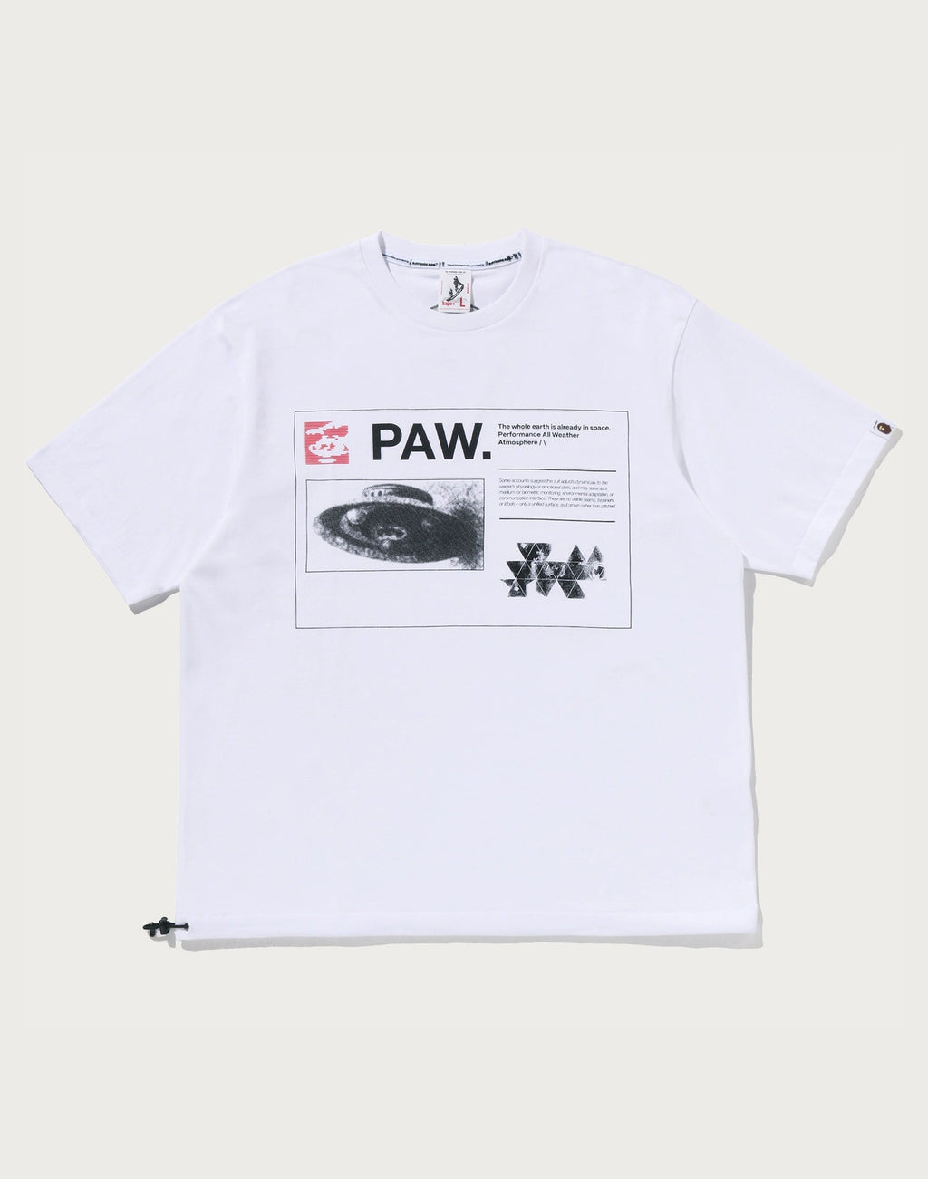 BAPE BY KAZUKI KURAISHI MULTI LOGO RELAXED FIT TEE MENS