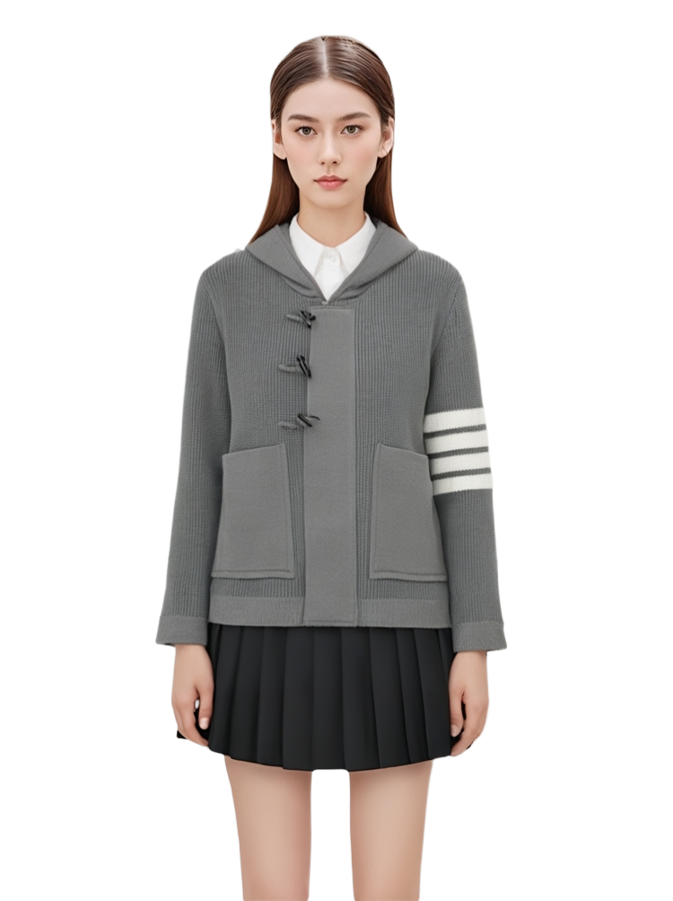 Unisex Chunky Knit Jacket