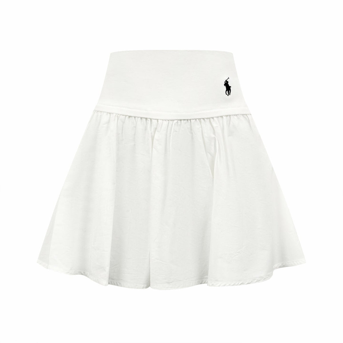 Polo Ralph Lauren Women’s High‑Waist Pleated Mini Skirt With Pony Embroidery