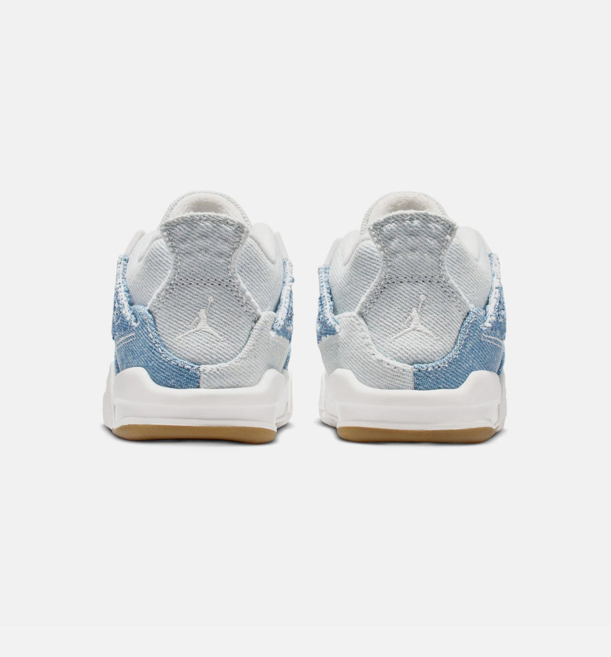 Air Jordan 4 Retro Worn Blue Baby & Toddler Sneakers - Sail / Worn Blue / Metallic Gold