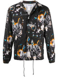 Comme Des Garçons Shirt abstract print shirt jacket