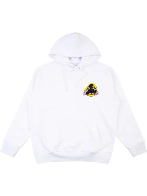 Palace Tri-Ripper "White" drawstring hood