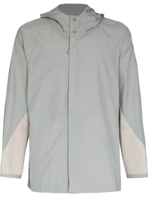 BYBORRE panelled hooded windbreaker