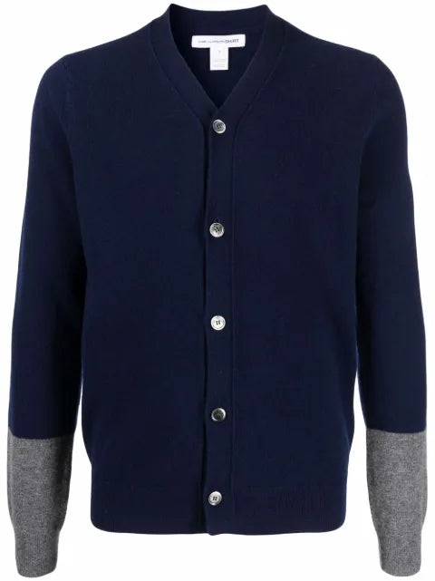 Comme Des Garçons Shirt V-neck wool cardigan