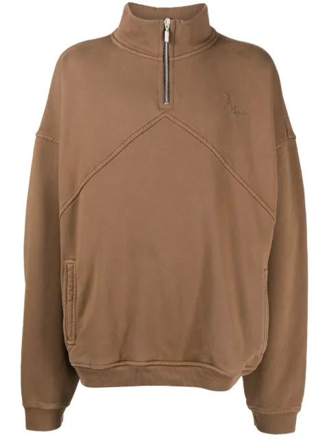 RHUDE logo-embroidered sweatshirt