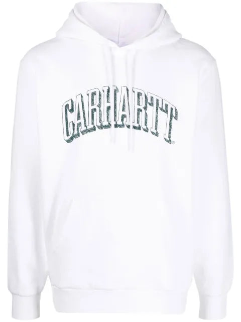 Carhartt WIP logo print drawstring hoodie
