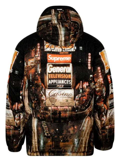 Supreme x The North Face 800-fill half zip hoodie