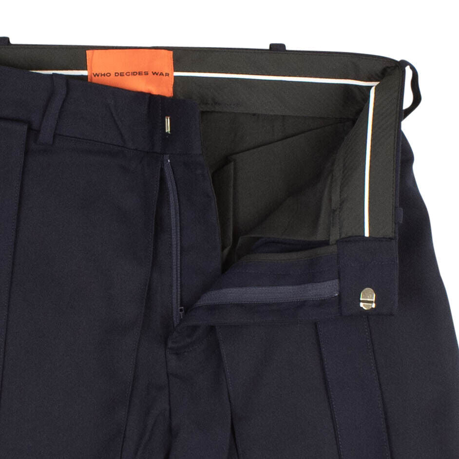 Navy Blue Retroversion Trousers