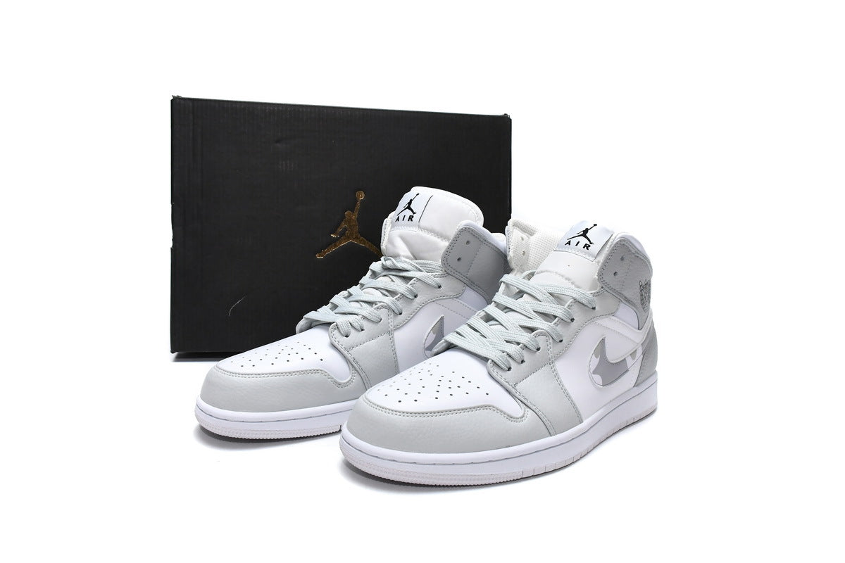 Jordan 1 Mid Camo Grey Reps Sneakers DC9035-100