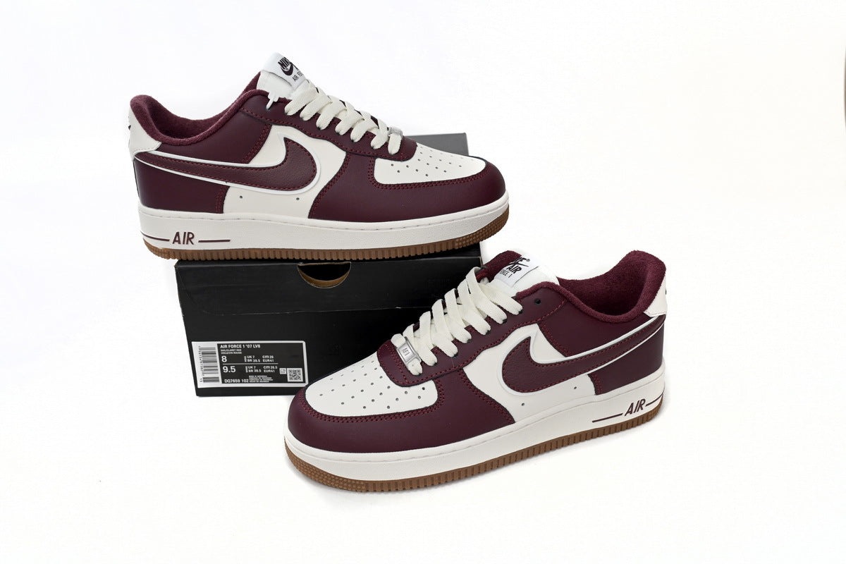 Nike Air Force 1 Low College Pack Night Maroon Reps Sneaker DQ7659-102