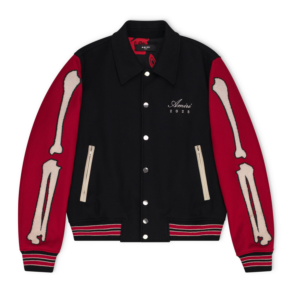 Black/Red Lunar New Year Bones Jacket