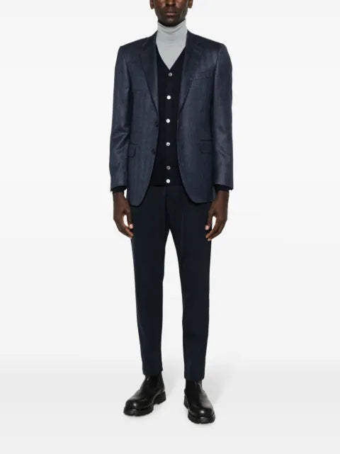 Fedeli V-neck buttoned cardigan