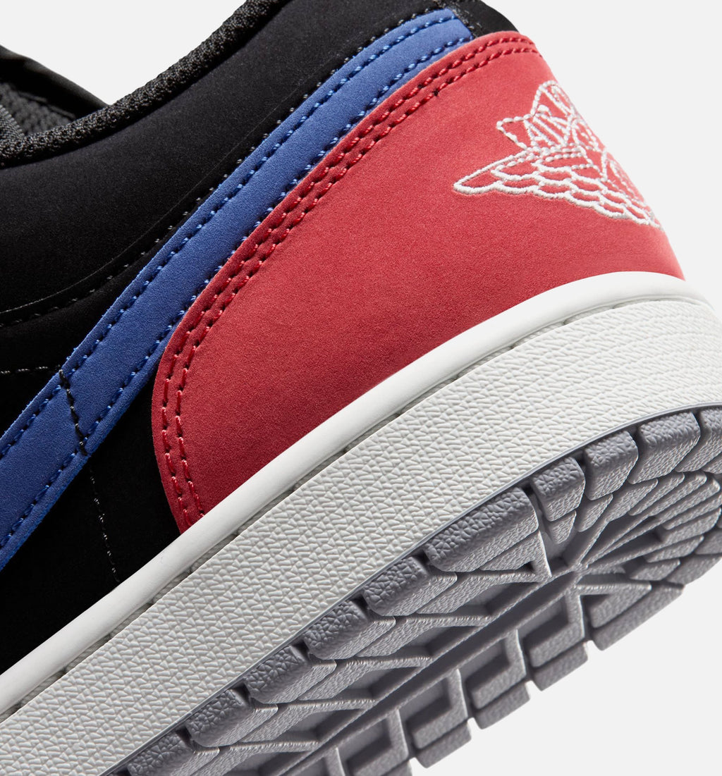 Air Jordan 1 Low Men's – Black/Summit White/True Blue/Varsity Red
