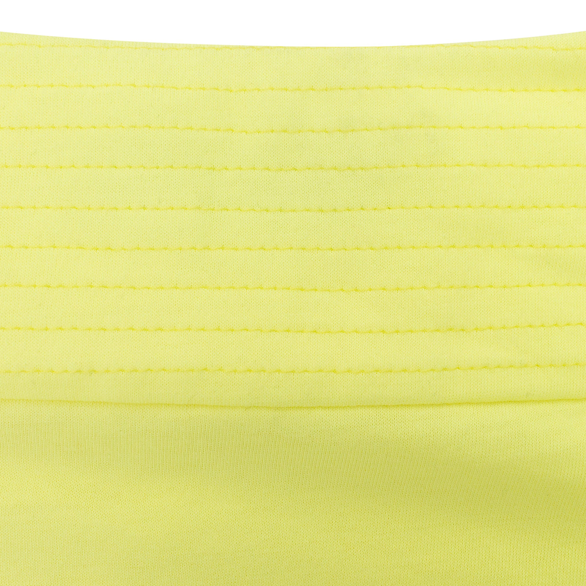 NEON YELLOW QUILTED CROP TOP