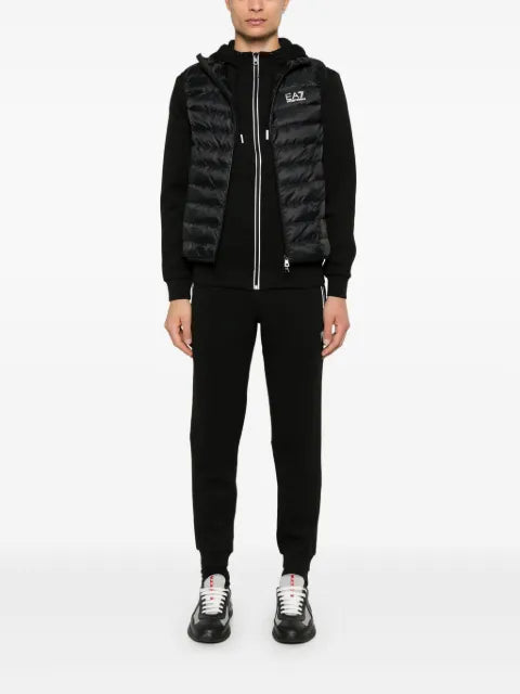 Ea7 Emporio Armani logo-print padded gilet