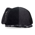 BLACK DISTRESSED BASEBALL CAP
