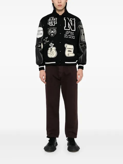 Neighborhood badge bomber jacket