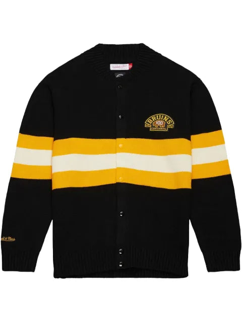 Mitchell & Ness NHL "100th Anniversary Bruins" cardigan
