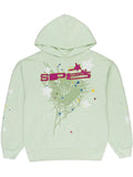 SP5DER graphic-print "Mint" hoodie