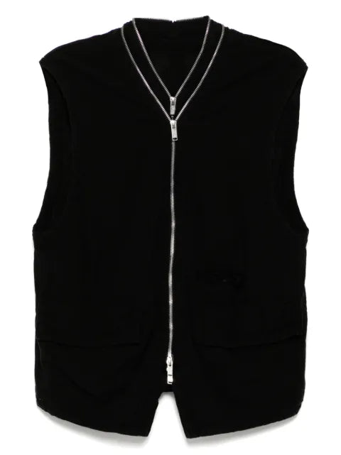 Undercover zip-up gilet