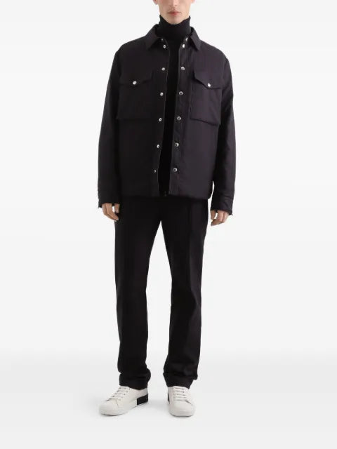 Dolce & Gabbana reversible flannel shirt jacket