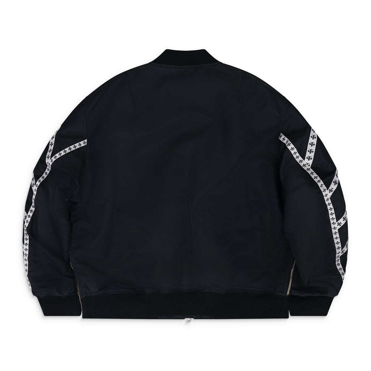 Black Huge Brit Bomber Jacket