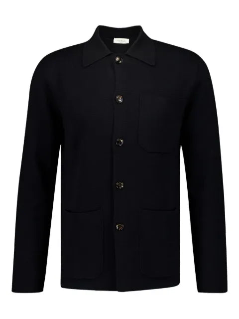 Piacenza Cashmere button-up pocket jacket