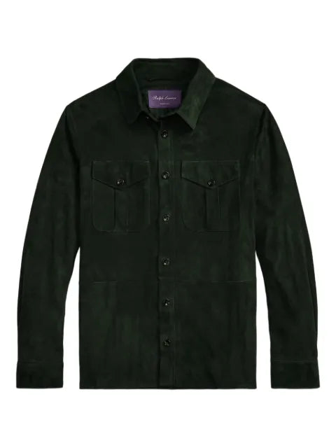 Ralph Lauren Purple Label suede shirt jacket