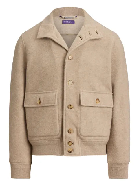 Ralph Lauren Purple Label fleece pocket cardigan