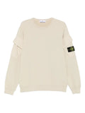 Stone Island Compass-badge cotton sweatshirt
