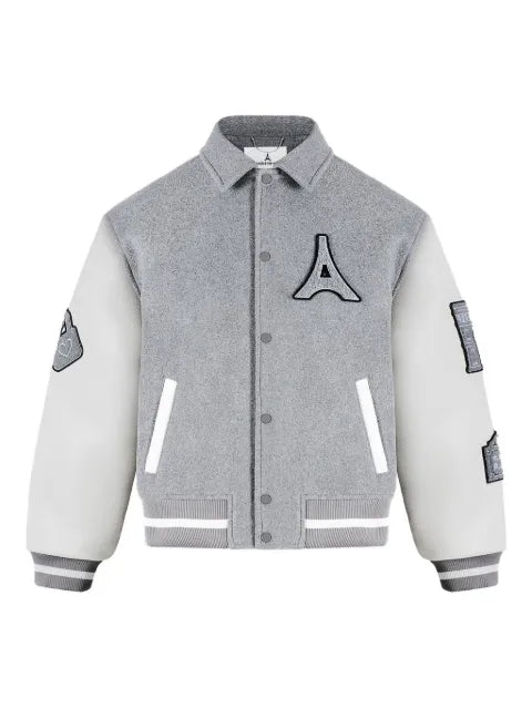 Manière De Voir Mona Lisa wool blend varsity jacket