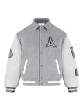 Manière De Voir Mona Lisa wool blend varsity jacket