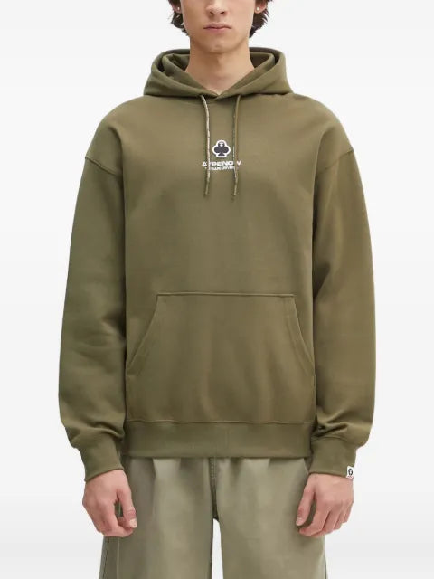 AAPE BY *A BATHING APE® logo-embroidered hoodie