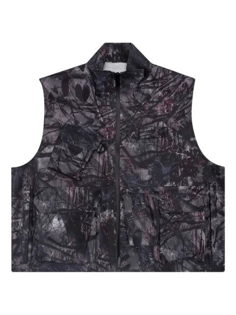 SOUTH2 WEST8 camouflage zip-front vest