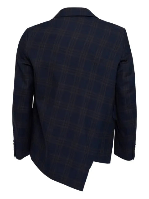 Comme des Garçons Homme Deux plaid zip jacket