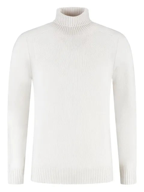 Gran Sasso turtleneck ribbed sweater