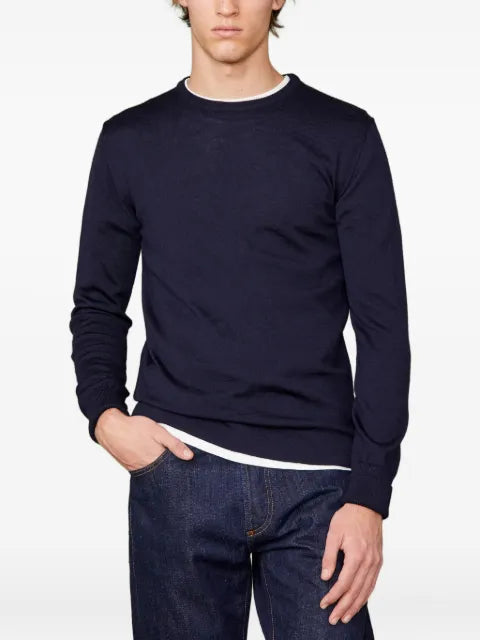 Officine Generale crew-neck long-sleeve sweater