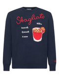 MC2 Saint Barth drink-motif embroidered sweater