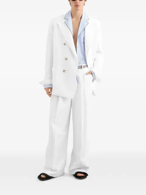 Dolce & Gabbana double-breasted taormina linen jacket