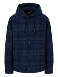 TOMBOY check-pattern hooded jacket