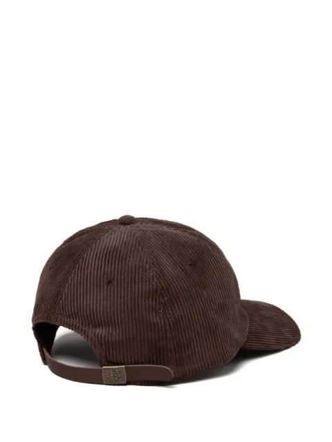 Neighborhood corduroy baseball cap with strap hinten