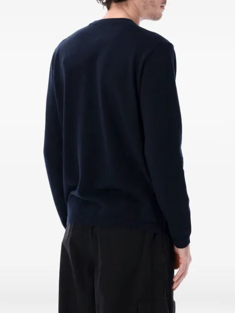 Stone Island 5100023 micro stitch soft organic cotton loose-fit crewneck sweater