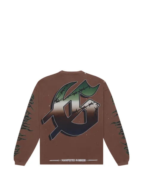 GODSPEED graphic-print long-sleeve sweatshirt