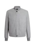 Zegna Oasi buttoned cashmere bomber jacket