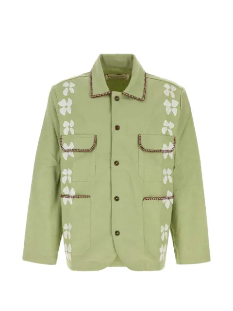 Baziszt floral cotton blazer