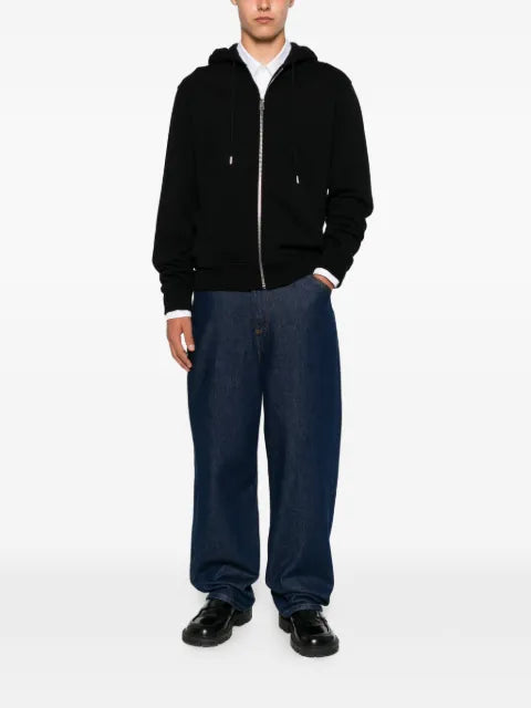 Givenchy zipped hoodie in fleece with photographic negative print
