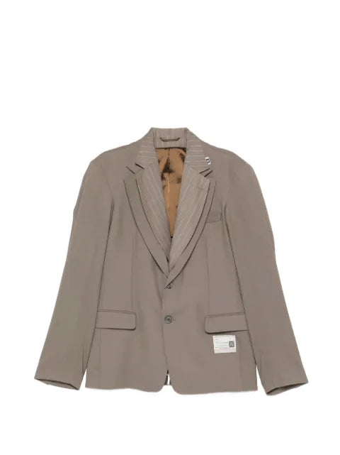 Maison MIHARA YASUHIRO pinstripe-lapel blazer