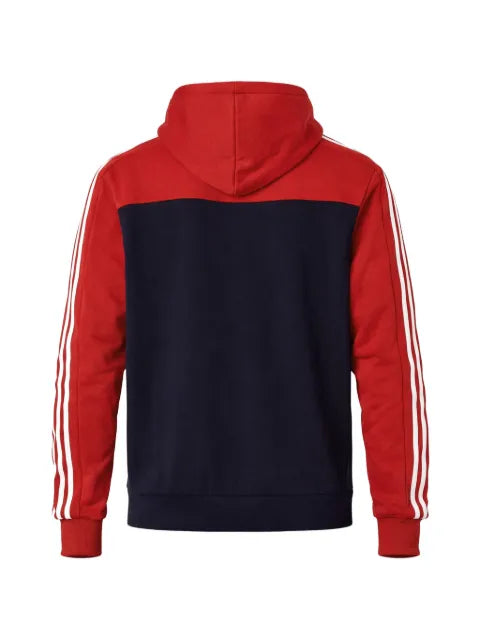 adidas hooded colourblock sweatshirt
