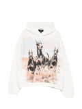 Represent dog-print hoodie