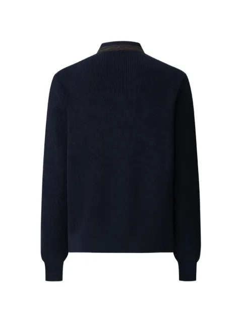 Hackett London zipped cardigan